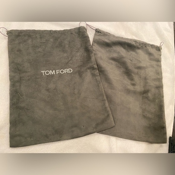TOM FORD SUEDE DUST BAGS - Picture 1 of 3